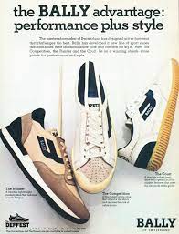 Bally 1983 The Runner Vintage Sneaker Ad The Deffest Vintage Sneakers Retro Sneakers Sneakers