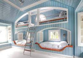 Tempat tidur tingkat dengan dua tempat tidur yang dapat dijadikan ranjang twin. 15 Ide Terkeren Desain Ranjang Susun Untuk Rumah Minimalis Uprint Id