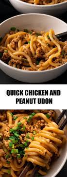 Quick Chicken Peanut Udon Marion S Kitchen Recipe Mince Recipes Dinner Minced Chicken Recipes Mince Recipes