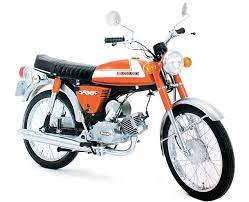 1973 Suzuki A100 Orange Suzuki Motor Suzuki Bikes Classic Motorcycles
