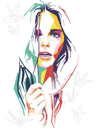 How To Make A Pop Art Portrait In Photoshop Wpap Portrait Lady B Portrait Illustration Pop Art Portrait Drawing
