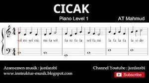 Datang seekor nyamuk.… orang indonesia pasti sudah tidak asing dengan lagu anak tentang cicak cicak di dinding. Not Balok Cicak Tutorial Piano Tingkat 1 Pencipta At Mahmud Youtube