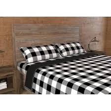 Black And White Buffalo Check Bedding Queen Downieville Comforter Set With Images Comforter Sets Bed Linen Design Quilt Sets