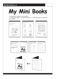 There are 26 mini books, one for each letter of the alphabet. My Alphabet Mini Books 131 Pages Teaching Resources