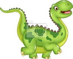 This site is rated with rta label. Cartoon Lustige Dinosaurier Isoliert Auf Weissem Hintergrund Leinwandbilder Bilder Dino Drachen Ausgestorben Myloview De