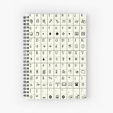 Many examples in comic books, some in video . Wingding Spiral Notebooks Redbubble