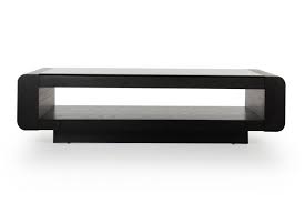 Comes with farmhouse style legs. Modrest Lignite Modern Black Oak Coffee Table By Vig Furniture