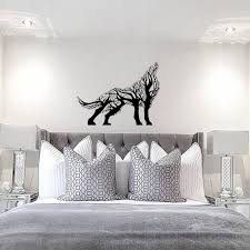 Bed & room porter full portrait wall bed with desk and two side towers in walnut full portrait wall bed with two side towers rated 4.1 out of 5 stars based on 696 reviews. Metal Wall Art Wolf Tree Metal Wall Decor Black The Metal Hut