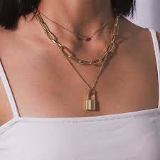 Everlasting gold 14k gold rope chain necklace. Buy Multi Layer Lover Lock Pendant Choker Fashion Steampunk Padlock Heart Chain Necklace Women Jewelry At Affordable Prices Free Shipping Real Reviews With Photos Joom