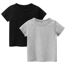 2 Pcs Boys Girls T Shirt Plain Tops For Baby Kids Toddler In 2020 Wholesale Shirts Casual T Shirts Wholesale T Shirts