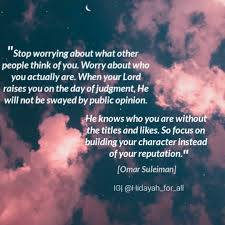 Focus On Building Your Character Instead Of Your Reputation May Allah Swt Grant Us All Good Character Aameen Self Reminder Know Who You Are Allah