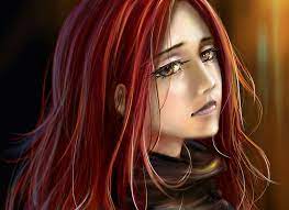 Kawaii faces is a japanese emoticon used to express moods while texting and online discussions, using kawaii faces are also known as japanese emoticons, kaomoji, or kawaii emoji. Artistic Women Brown Eyes Face Painting Red Hair Sad Woman Hd Wallpaper Wallpaperbetter