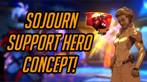 Why is sojourn an overwatch 2 headliner? Overwatch Sojourn Support Hero Concept Mobility Brawler Support Build Possible Abilities Youtube