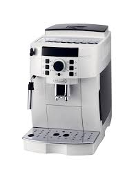Looking for a coffee maker that can grind beans as well as make espresso? De Longhi Magnifica Ecam21 117 W Bean To Cup Coffee Machine White Coffee Machine Coffee Coffee Dispenser