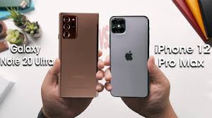 Samsung Galaxy Note 20 Ultra Vs Iphone 12 Pro Max Youtube