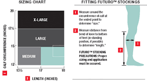 Futuro Anti Embolism Stockings Knee Length Closed Toe