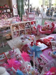 Decorating, decoration, hello kitty, style. Hello Kitty Room Tiramisu Addict Flickr