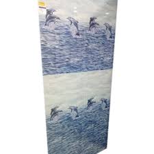 The veining on the marble floor is perfectly paired with the bathroom wall tiles and is just right for those who love contemporary design. Matte Dolphin Print Bathroom Wall Tile Size 20 80 In Cm Rs 40 Square Feet Id 21880534873