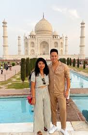 It is made up of white ivory marble. Shahid Picked Us Up From Our Hotel In Dehli At 2 00am To Get Us To The Taj Mahal In Agra By Sunrise When The Monument Opened Picture Of Bello India Tours