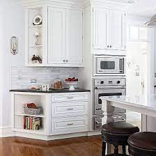 All angled kitchen cabinets on alibaba.com have utilized innovative designs to make kitchens perfect. Angled End Of The Wall Cabinets Guild People Towards The Door Kitchen Remodel Layout White Kitchen Remodeling Kitchen Remodel Small