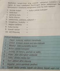 Savesave soal kelas 12 atp 1dan 2 (autosaved) for later. Latihan Soal Materi Geguritan Jawabanku Id