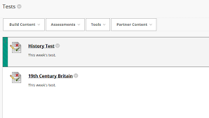 Blackboard Copying Tests Between Courses Blackboard Help For Staff University Of Reading