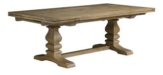 Kincaid Stone Street Adler Trestle Table W Two 18 Self Storing Leaves Modern Dining Room Set White Dining Room Sets French Country Dining Room Set