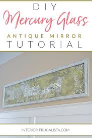 If you're doing this project indoors, and if you're sensitive to bleach fumes like i am, you may want to consider wearing an organic solvent respirator. How To Make An Inexpensive Mirror Look Antique Interior Frugalista