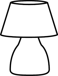 Black And White Light Bulb Clip Art Black And White Lamp Clip Art Black And White Lamp Image White Lamp Black Bedside Lamps Modern Lamp Shades