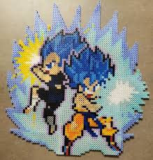 Du Point Culminant De Dragonball Super Broly Goku Et Vegeta Font Equipe Dans Ce Perler Enorme Et Det In 2020 Dragon Ball Wallpapers Anime Pixel Art Pixel Art Pattern