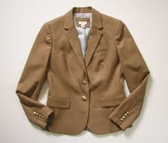 J Crew Womens 0 Tan Wool Blend Schoolboy Blazer 92480 Schoolboy Blazer Jcrew Women Blazer