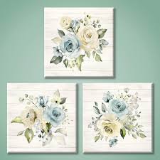 With manaka iwami, miyu irino, yôko hikasa, hiroaki hirata. Floral Canvas Painting Wall Art Yellow Blue Roses Pictures Flower Artwork For Bedroom 12 X 12 X 3 Panels Buy Online In Bahamas At Bahamas Desertcart Com Productid 169421070