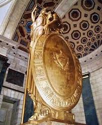 Statue of the republic and grand basin, at the 1893 world's columbian exposition. The Statue Of The Republic El Capitolio Havana Cuba The 49 Ft Bronze Statue Is Covered In Gold Leaf Cuban Culture Cuba Retro Cuba