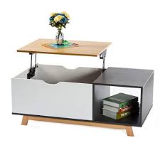 Logan wardwood solid lift top coffee table with storage drawers and storage shelves. Buy Mcmacros Large Lift Top Wood Coffee Table With Hidden Storage 43 Modern Lift Up Storage Coffee Table For Living Room Puzzle Online In Indonesia B0814wsj2n