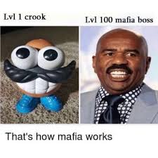 Mafia city lvl 100 boss | meme più divertenti della settimana #2. Level 1 Crook Vs Level 100 Mafia Boss Meme Ahseeit