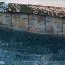 National Pool Tile Raku 2x2 Series Cobalt Blue Rucobalt Pool Tile Backyard Pool Designs Pool Renovation