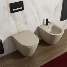Sanitari colorati, per un effetto total look personalizzato e contemporaneo anche in bagno grazie anche all'utilizzo di nuovi materiali, declinati in palette dalle superfici setose, i sanitari. Sanitari Sospesi Opachi Rimless Feeling Color Cappuccino Stanze Da Bagno Design Del Bagno Bagno