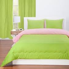The type of comforter set you need is mostly dependent on the size of bed it's for. Pink And Green Comforter Twin
