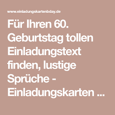 Lustige Spr He Zum 60 Geburtstag Mann Spruchwebsite