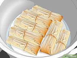 How long does it take to cook tamales on the stove? How To Steam Tamales 13 Steps With Pictures Wikihow