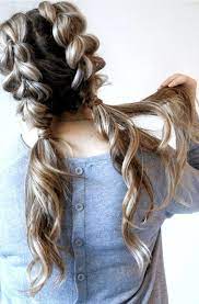 27 Cute And Easy Long Hairstyles For School Pinmagz Braids For Short Hair Easy Hairstyles For Long Hair Lazy Girl Hairstyles