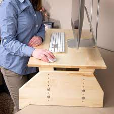 Hacked ikea expedit standing desk for about $30, it's hard to beat! Wallsproutz Standz 900 Adjustable Stand Up Desk Converter 30 X18 Standingdesk Stand Up Desk Desk Diy Standing Desk