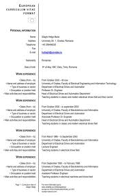 A curriculum vitae is an alternative form of a resume. Download Romania Cv Template For Free Formtemplate