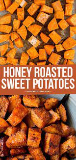 Honey Roasted Sweet Potatoes Yellowblissroad Com Recipe Roasted Sweet Potatoes Sweet Potato Recipes Roasted Oven Roasted Sweet Potatoes