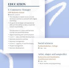 how to feature education on your resume