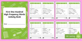 We did not find results for: 100 High Frequency Words Activity Book Primary Resource