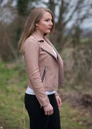 Allsaints Dalby Leather Biker Jacket Blush Pink Review Raindrops Of Sapphire In 2020 Biker Jacket Leather Biker Jacket Pink Review