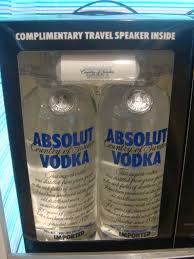 duty free absolut promotional gift