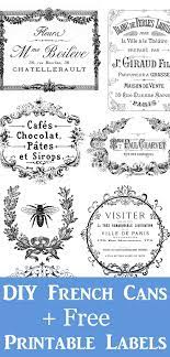 The graphics fairy is a resource for home decorators, graphics designers and crafters. Diy Vintage French Recycled Tin Cans Vintage Labels Printables Free Stencils Printables Labels Printables Free