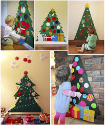 Cosas Molonas Blog De Inspiracion Diy Part 6 Arboles De Navidad De Fieltro Arboles De Navidad Para Ninos Manualidades